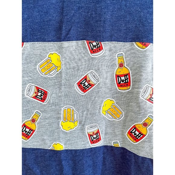 NWT 20th Century Fox TV The Simpsons Duff Beer Omer Front Pocket Tee T-shirt XL - Picture 4 of 9